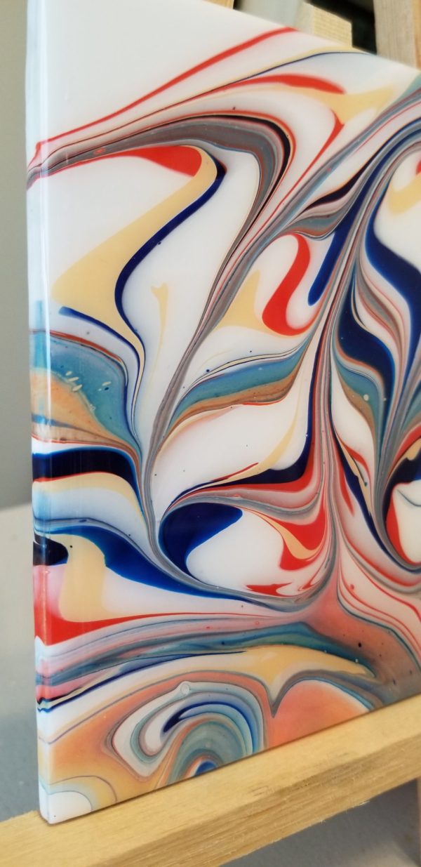 6x6 Tile Free Pour and Tilt Methods in Multi-Colors