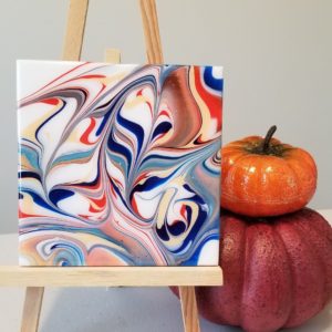 6x6 Tile Free Pour and Tilt Methods in Multi-Colors