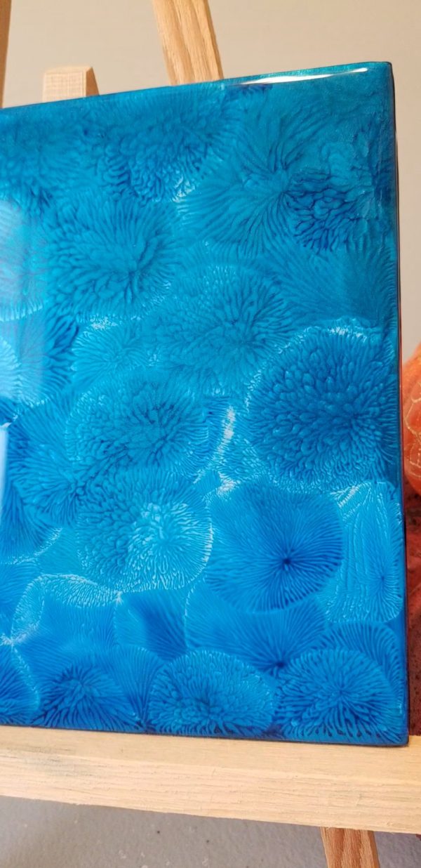 6x6 Tiles Balloon Kiss Technique in Blue